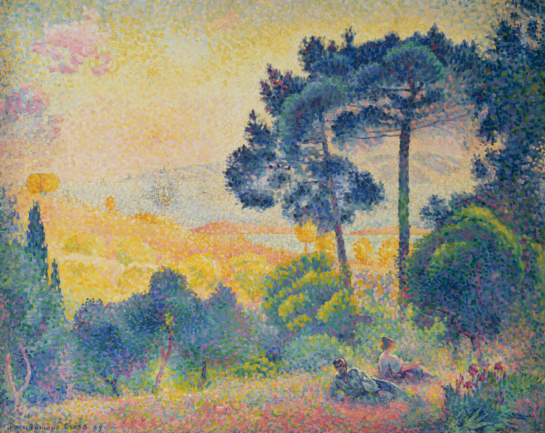 Gemälde einer Landschaft