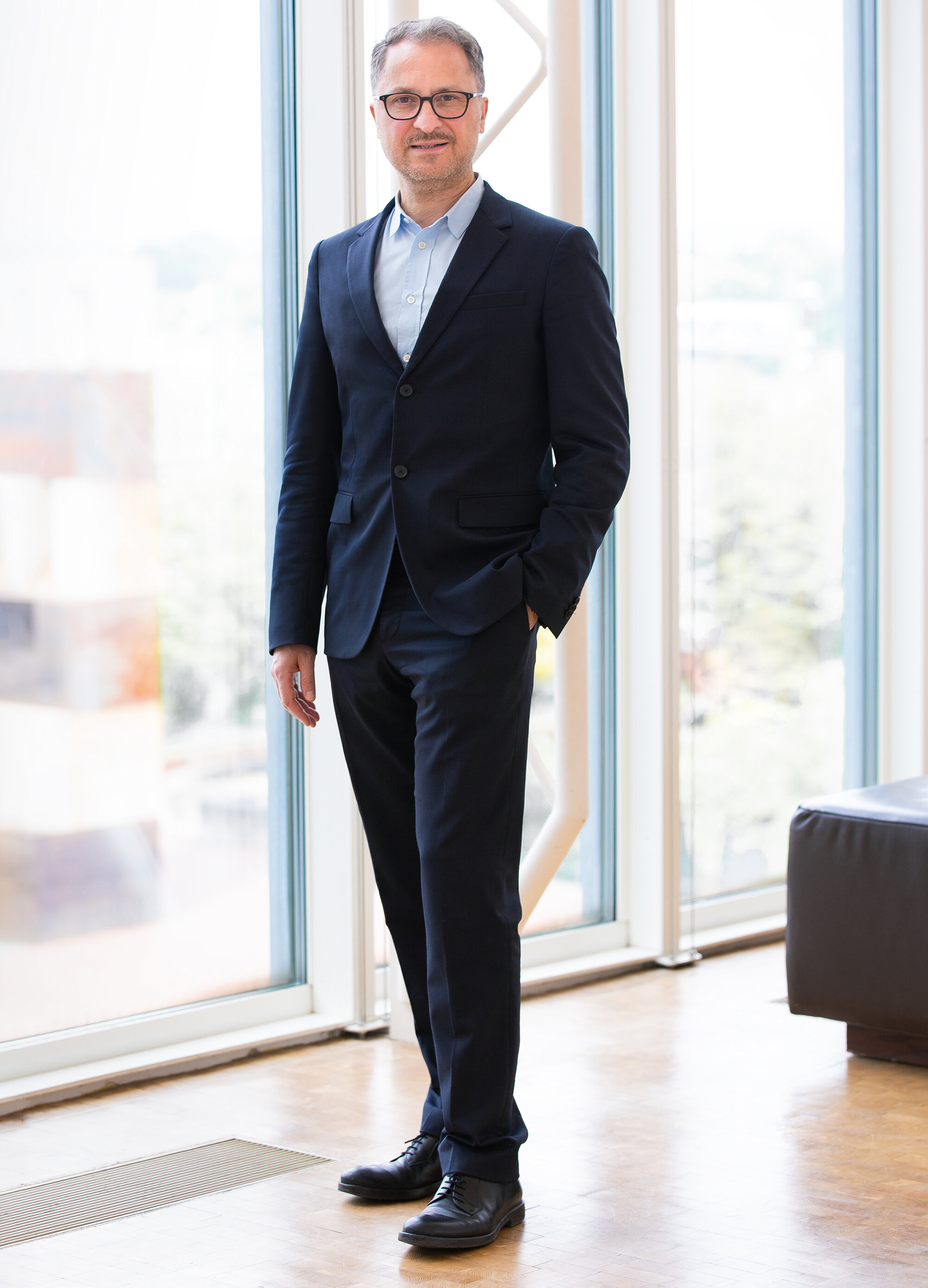 Portrait of Yilmaz Dziewior, Director of the Ludwig Museum Cologne