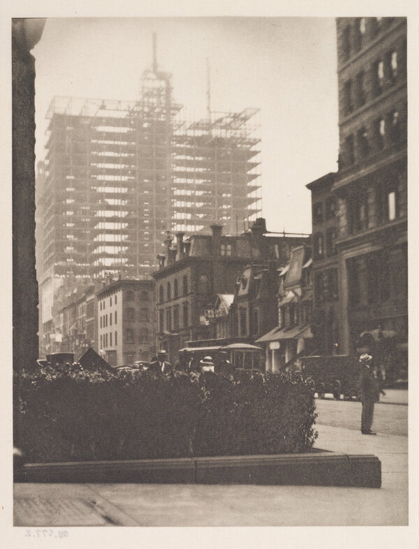 Alfred Stieglitz, Old and New New York (Altes und neues New York), Fotografie