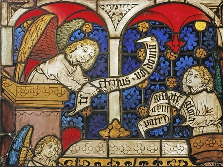 Zehngebotefenster (Detail)