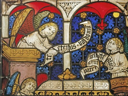 Zehngebotefenster (Detail)