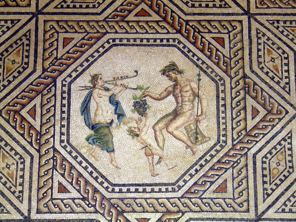 the Dionysus mosaic in Cologne is one of the largest and best-preserved floors north of the Alps