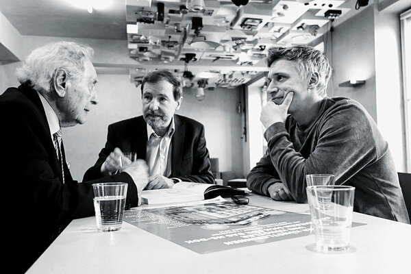Ludwig Sebus, Werner Jung und Bastian Campmann im Gespräch