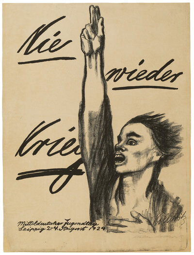 Plakat »Nie wieder Krieg«, 1924