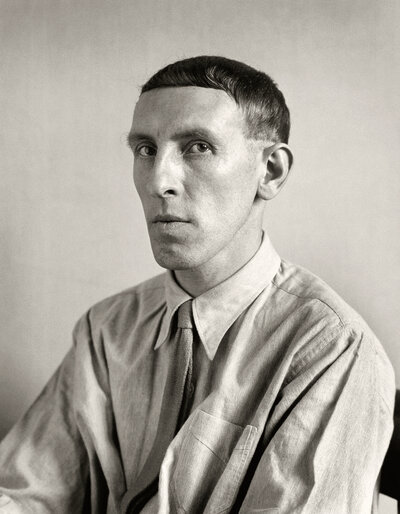 August Sander, Maler, Foto von Heinrich Hoerle