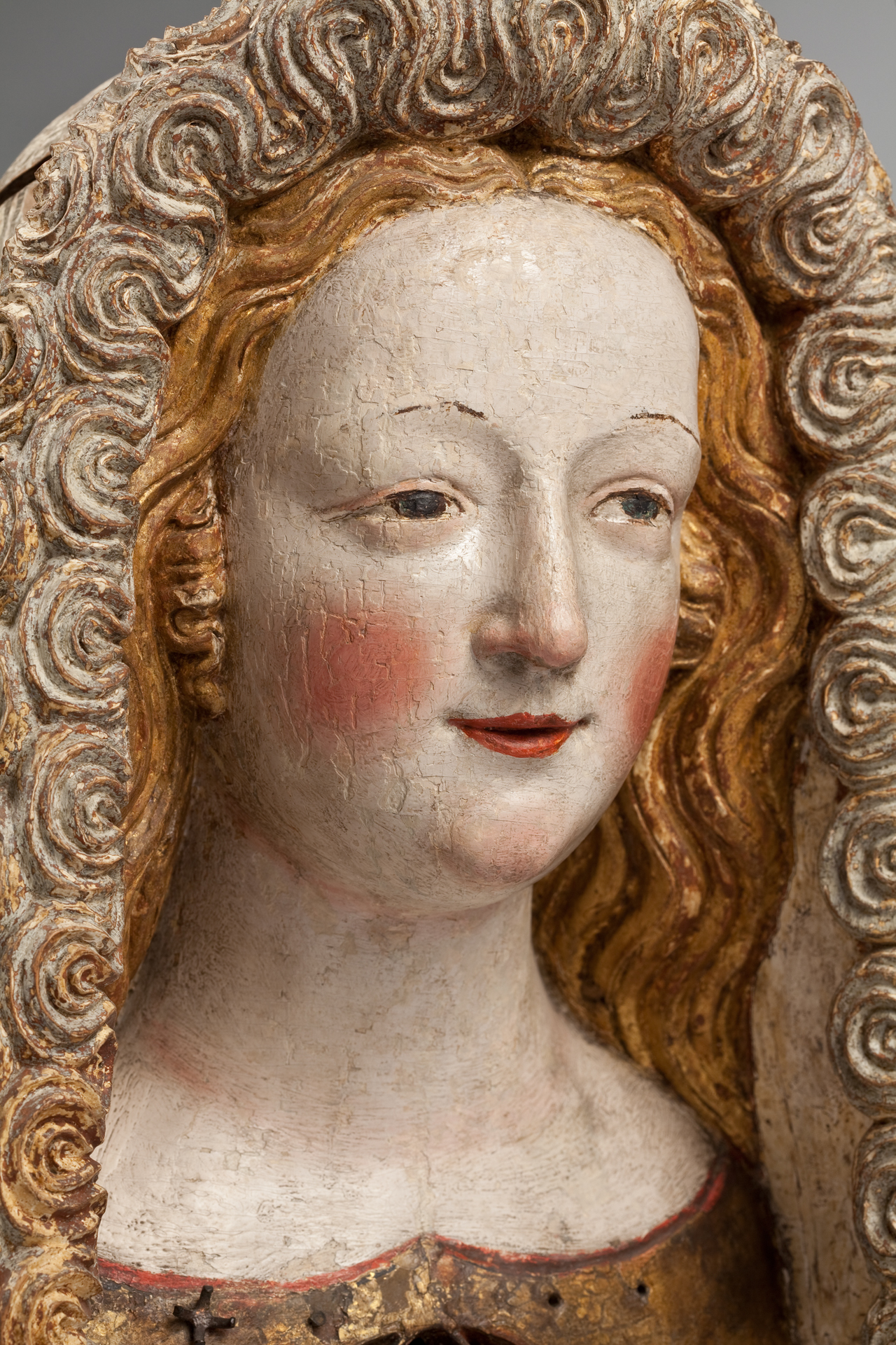 Reliquary bust with cruster hood