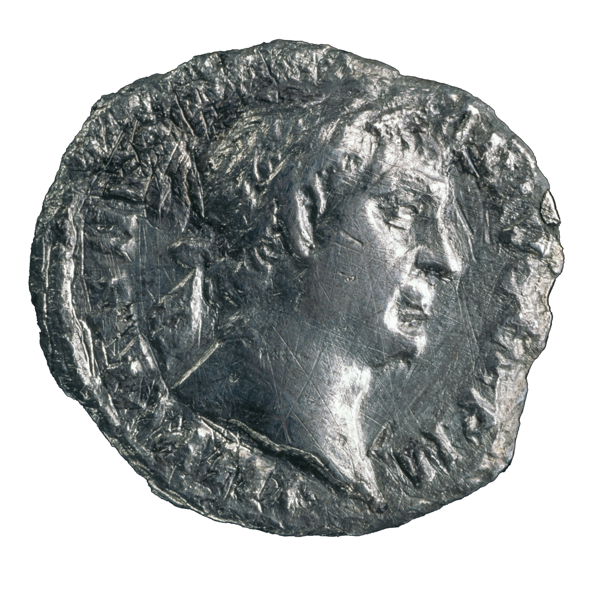 Ansicht einer alten Münze