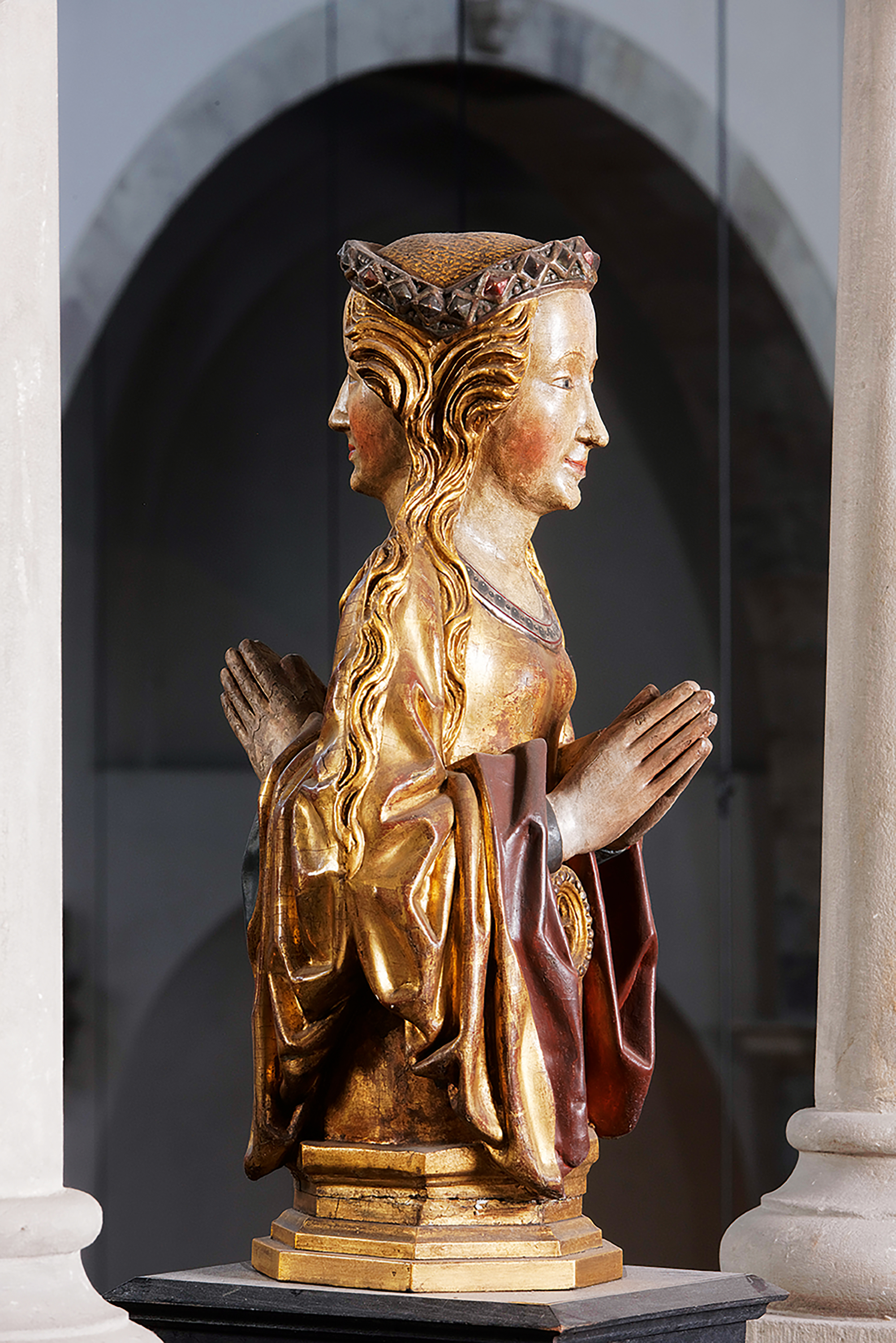 Reliquiar in St. Ursula, doppelseitige Büste